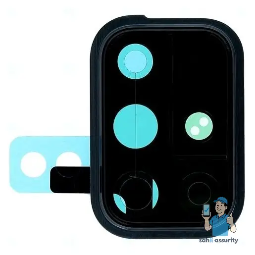 Camera Lens Glass with Frame for Samsung Galaxy A71 Black thumbnail